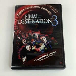Final Destination 3 DVD 2-Disc Thrill Ride Edition Widescreen Mary Elizabeth Win